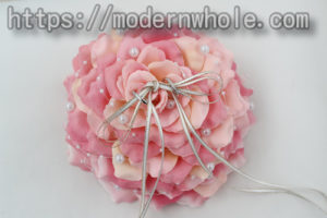 大輪ローズのリングピローキットを手作りして使ってみた感想！