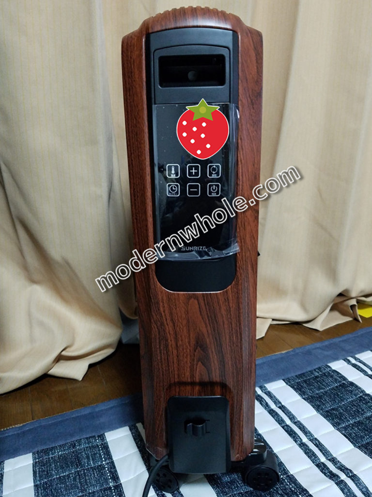 モダンデコのオイルヒーターPULITOを実際に購入し使ってみた感想レビュー